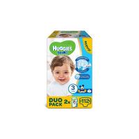 Huggies Pannolini Bimbo, Taglia 3 (4-9 kg), 2 confezioni da 56 [112 Pannolini]
