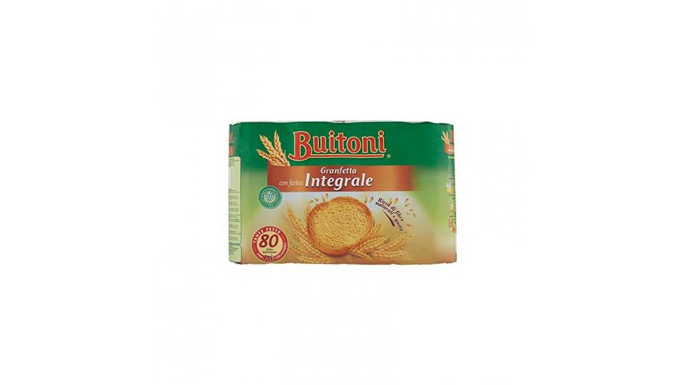 Buitoni - Granfetta, Con Farina Integrale, Ricca Di Fibre Naturali E Gusto - 600 G  80 Fette Biscottate