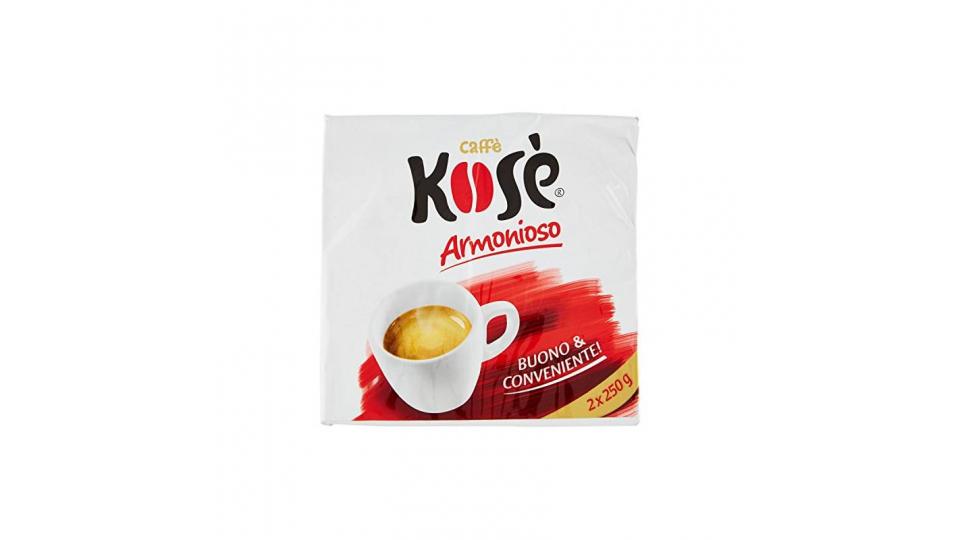 Kose' - Miscela Di Caffe' Torrefatto E Macinato, 2 X 250 G