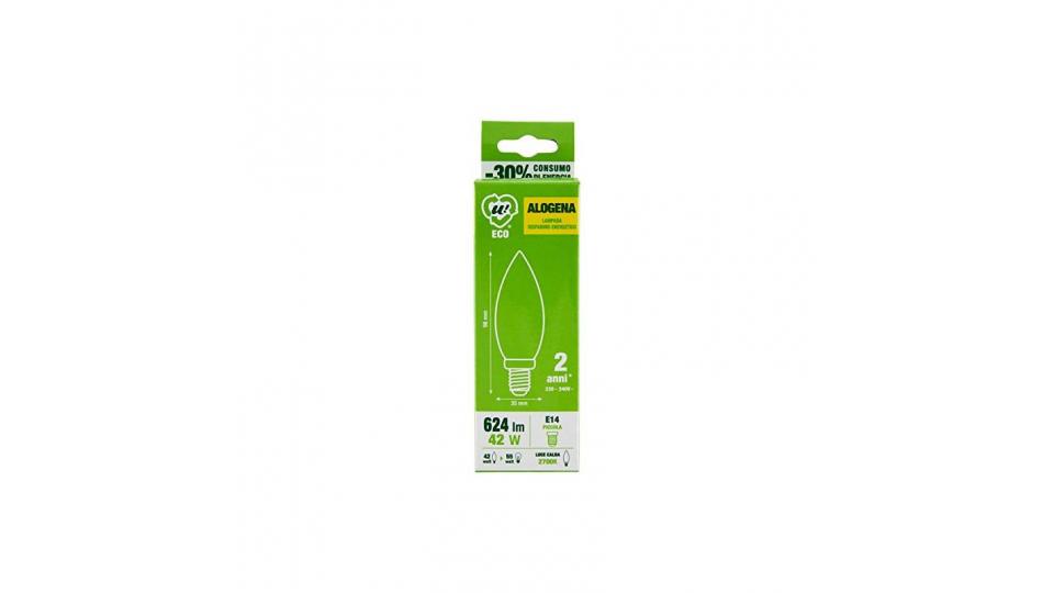 LAMPADA ALOGENA OLIVA 42W E14 ECO U!
