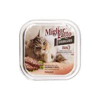 MigliorGatto Sterilized Vaschette salmone e riso