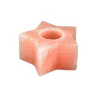 Portacandele di sale rosa - Stella