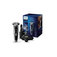 Philips Series 9000 S9711/32 Rasoio Elettrico Wet&Dry con Lame di Precisione, Include Regolabarba e Sistema di Pulizia SmartClean