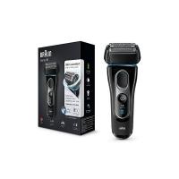 Braun Series 5 5147s Rasoio Elettrico Barba Ricaricabile a Lamina Wet&Dry senza Fili da Uomo, con Rifinitore di Precisione Estraibile, Nero/Blu/Cromato
