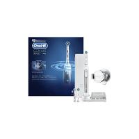 Oral-B Genius 8000N Spazzolino Elettrico Ricaricabile con Connessione Bluetooth, 3 Testine di Ricambio, 1 Custodia da Viaggio, 5 Modalità tra cui Denti Sensibili, Protezione Gengive e Sbiancante