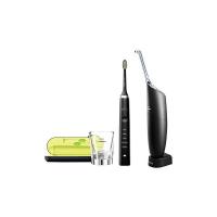 Philips Sonicare Promo PackDiamondClean Black Spazzolino Elettrico e AirFloss Ultra Black HX8391/03 Spazzolino Sonico, Nero