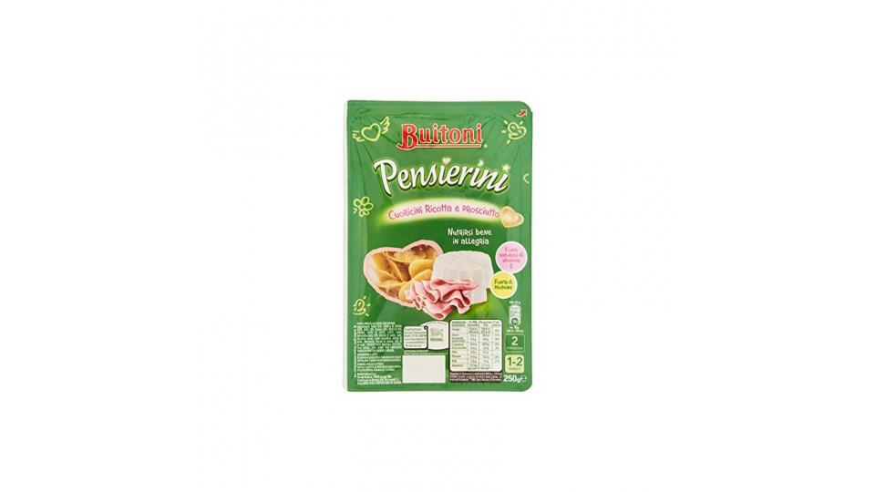 BUITONI PENSIERINI CUORICINI RICOTTA E PROSCIUTTO Pasta fresca all'uovo