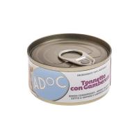 Adoc Naturale Tonnetto con Gamberetti per gatti adulti, confezione da