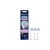 Oral-B Sensi UltraThin in Confezione da 3 Testine di Ricambio per Spazzolino Elettrico Ricaricabile, per una Pulizia Accurata e per La Protezione delle Gengive