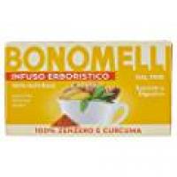 Bonomelli Infuso Erboristico 100% Zenzero e Curcuma 16 Filtri