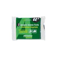 Spugne azione forte in cellulosa vegetale abrasiva conf. da 2 pz. U! Confronta & Risparmia