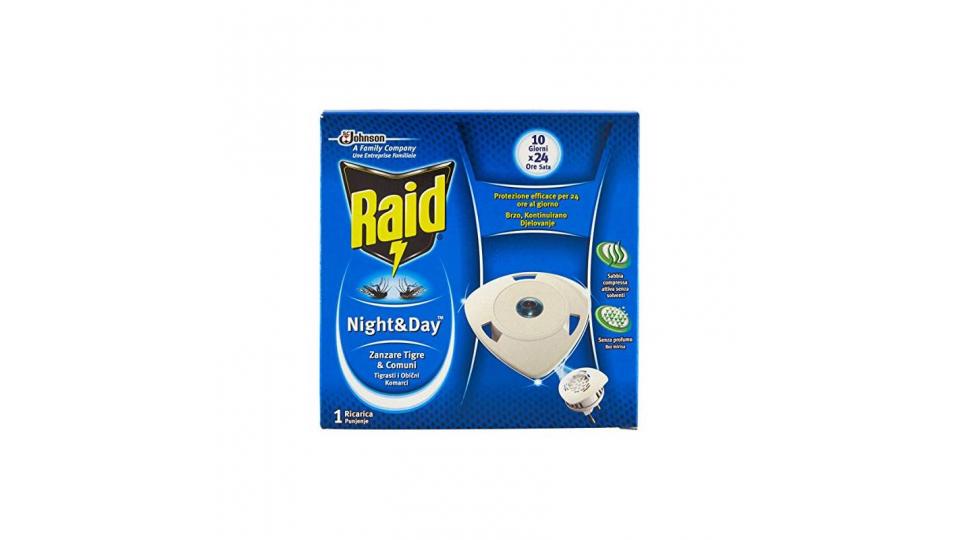 Raid - Ricarica Night & Day Zanzare