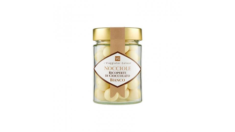 NOCCIOLE ricoperte di cioccolato bianco il Viaggiator Goloso