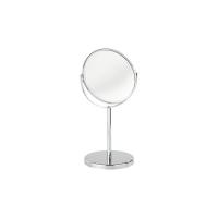 Wenko 17280100 Specchio Cosmetico da Appoggio Assisi, Pieghevole, Acciaio, Materiale Plastico