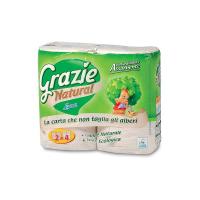 Asciugatutto Maxi rotolo 2 veli - 100 strappi Grazie Natural Lucart