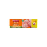 Plasmon - Oasi nella Crescita, Vitello, Pacco da  3X80 g, totale: