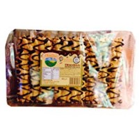 Piuma D'Oro chiacchere decorate con cacao