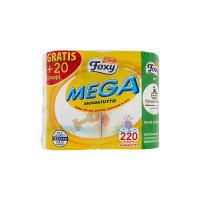 Foxy - Mega , Asciugatutto - 220 strappi, (2 pezzi)
