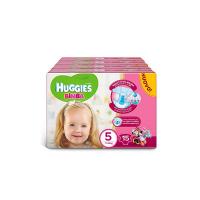 Huggies Pannolini Bimba, Taglia 5 (11-25 kg), 4 Confezioni da 15 [60 Pannolini]