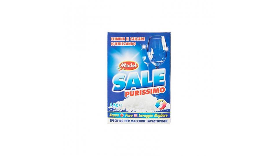 Sale Purissimo - Sale Granulare, Elimina Il Calcare Igienizzando, Specifico Per Macchine Lavastoviglie - 4 pezzi da 1 kg [4 kg]
