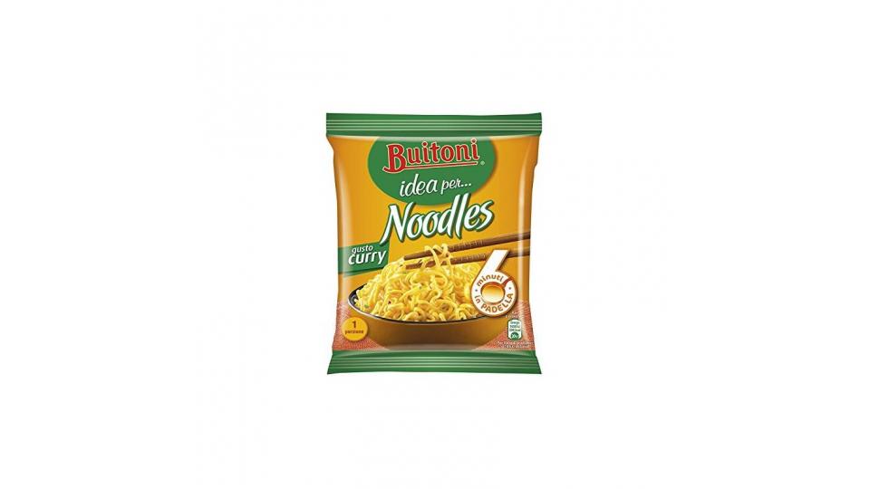 Buitoni Idea per Noodles Gusto Curry Noodles Istantanei e Condimento al Gusto Curry - 10 pezzi da 71 g [710 g]