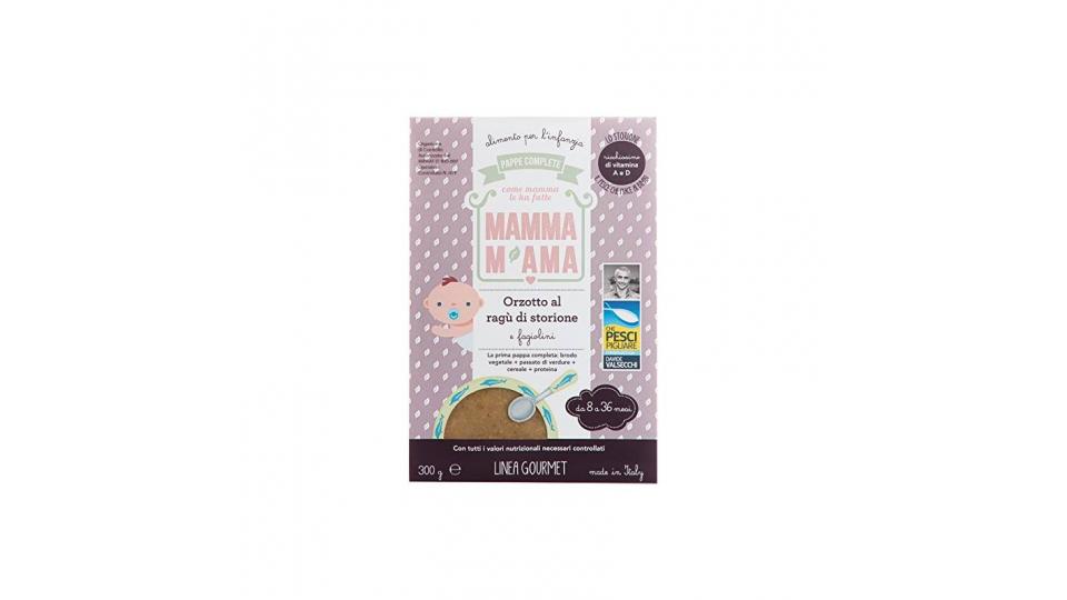 Mamma M'ama - Orzotto al ragù di storione e fagiolini - bio
