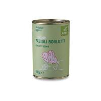 Conserva di fagioli borlotti al naturale Ecor