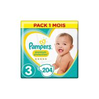 Pampers New Baby Premium Protection, 204 Pannolini, Taglia 3 (5-9 kg)
