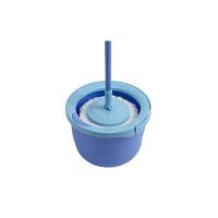 Spontex Full Action Sistema Lavapavimenti, Plastica e Microfibre, Azzurro/Bianco
