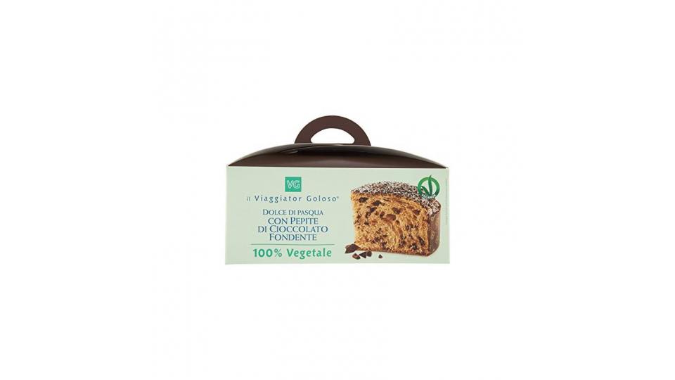 DOLCE DI PASQUA CON PEPITE DI CIOCCOLATO FONDENTE 100% VEGETALE il Viaggiator Goloso