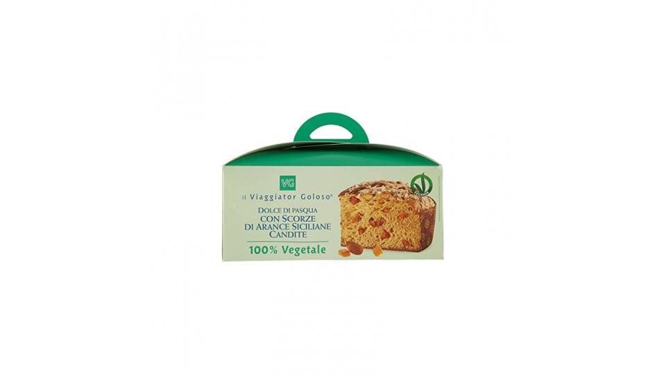 DOLCE DI PASQUA CON SCORZE DI ARANCE SICILIANE CANDITE 100% VEGETALE il Viaggiator Goloso