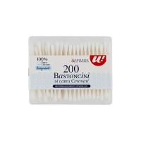 200 BASTONCINI DI CARTA COTONATI 100% PURO COTONE U! Confronta & Risparmia