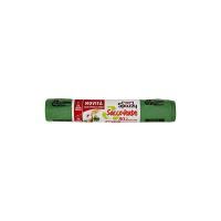 Domopak Spazzy - Saccoverde, Grande Resistenza, Pattumiera Media 28Lt, 80%Riciclato, Con Laccio Avvolgi E Chiudi -  