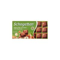 Schogetten Alpine Milk Chocolate with Hazelnuts 18 pieces