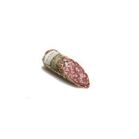 Salumi Pasini - Salame Campagnolo in budello naturale e legato a mano metà a tranci sv