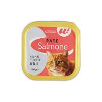 PATE' CON SALMONE PER GATTO 100G U! Confronta & Risparmia