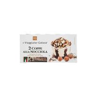 Coppe alla nocciola variegato al cacao il Viaggiator Goloso