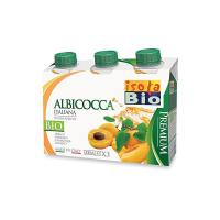 Succo e polpa Premium di albicocca italiana Isola Bio 3 x
