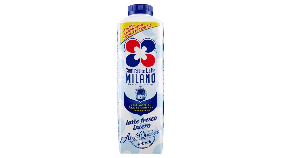 Centrale del Latte Milano latte fresco intero Alta Qualità