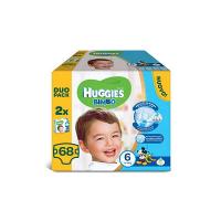 Huggies Pannolini Bimbo, Taglia 6 (15-30 kg), 2 Confezioni da 34 [68 Pannolini]