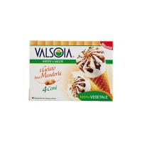 4 CONI GELATO BASE MANDORLA VALSOIA