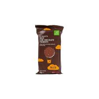 Gallette di mais ricoperte di cioccolato fondente Ecor