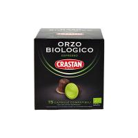Crastan Capsule Compatibili Nespresso Orzo Biologico - Pacco da 15 X 2.67 gr - Totale: