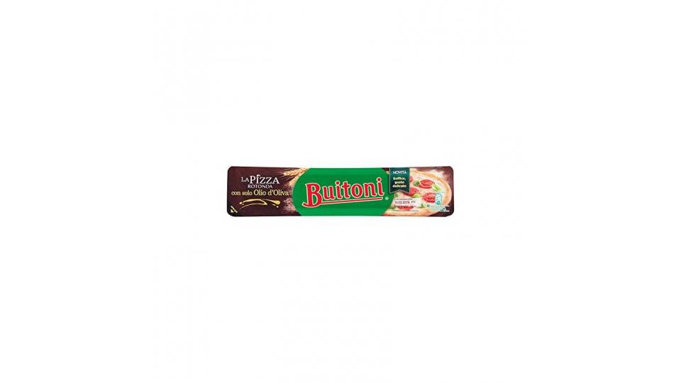 BUITONI LA PIZZA ROTONDA CON SOLO OLIO D'OLIVA Pasta fresca stesa per pizza rotonda rotolo