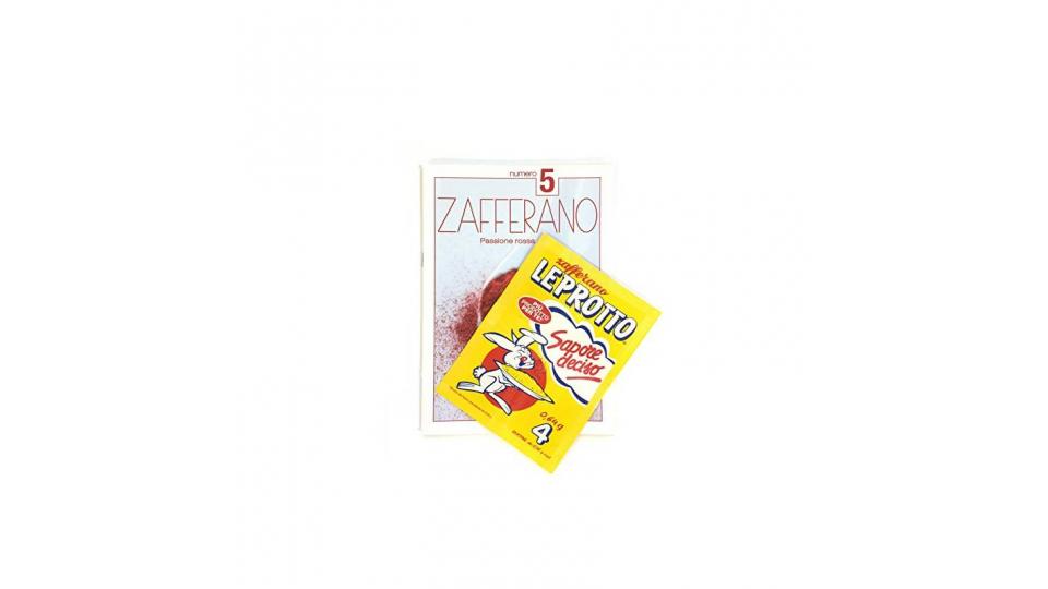 ZAFFERANO 4 bustine con ricettario LEPROTTO 0,64g