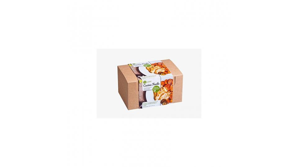 FETTINE DI POLLO AL LIME E MIELE con patate dolci al forno Meal Kit per 2 persone, Quomi