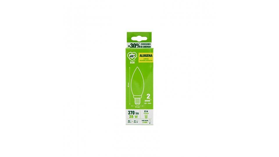 LAMPADA ALOGENA OLIVA 28W E14 ECO U!