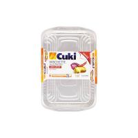 Cuki - Vaschette Alluminio Con Manici, Ultra-Forza, Alta Rigidità E Resistenza, Struttura Rinforzata, 6 Porzioni -  