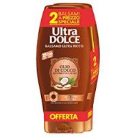 Garnier Ultra Dolce Balsamo al Cacao e Olio di Cocco per Capelli Lisci o da Lisciare, Senza Parabeni, Estratti Naturali, 250 ml [Confezione da 2]