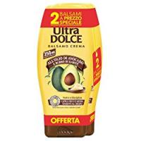 Garnier Ultra Dolce Balsamo all'Olio di Avocado e Burro di Karité per Capelli Ricci o Mossi, Senza Parabeni, 250 ml [Confezione da 2]